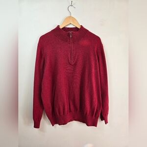 LL Bean Y2K Vintage 1/4 Zip Sweater